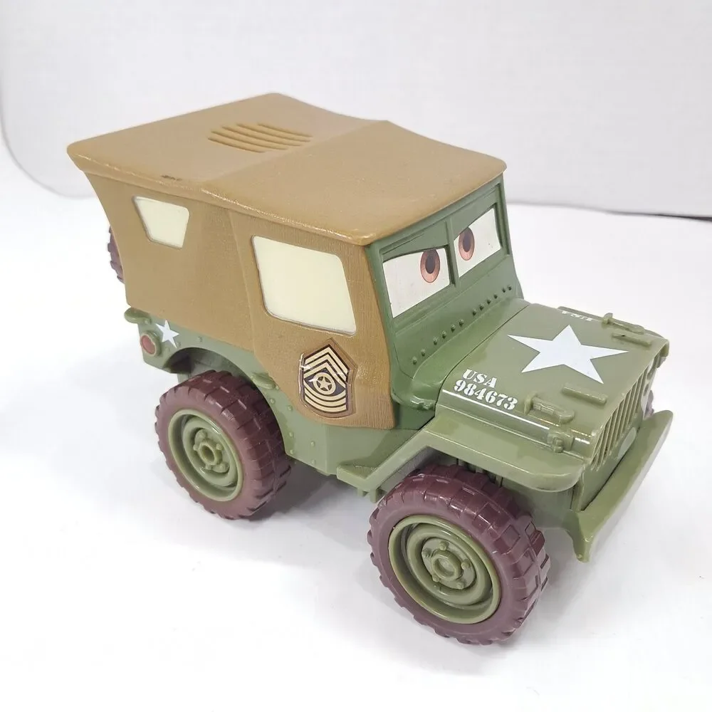 Fisher Price Shake 'N Go! Disney Pixar Cars Sarge military truck jeep WORKS